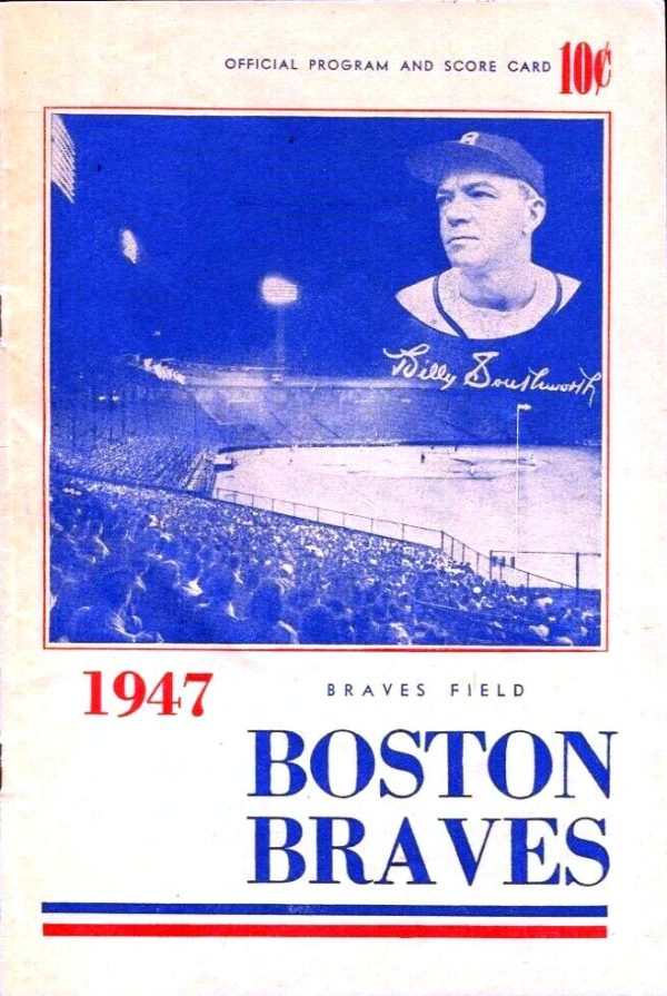 MLB Program: Boston Braves (1947)