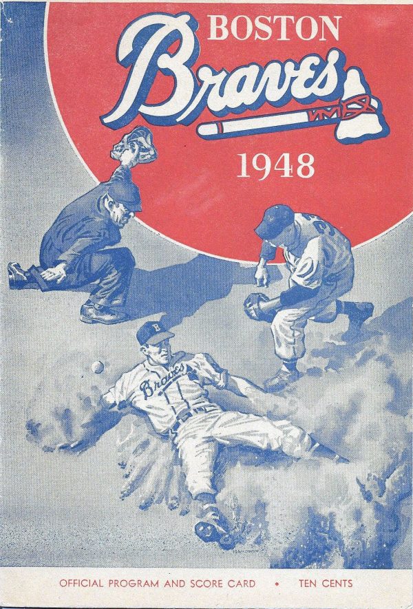 1948 Boston Braves program