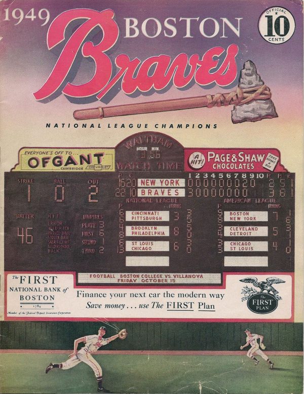 MLB Program: Boston Braves (1949)