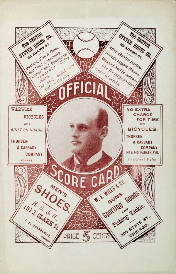 1893 Chicago Colts program