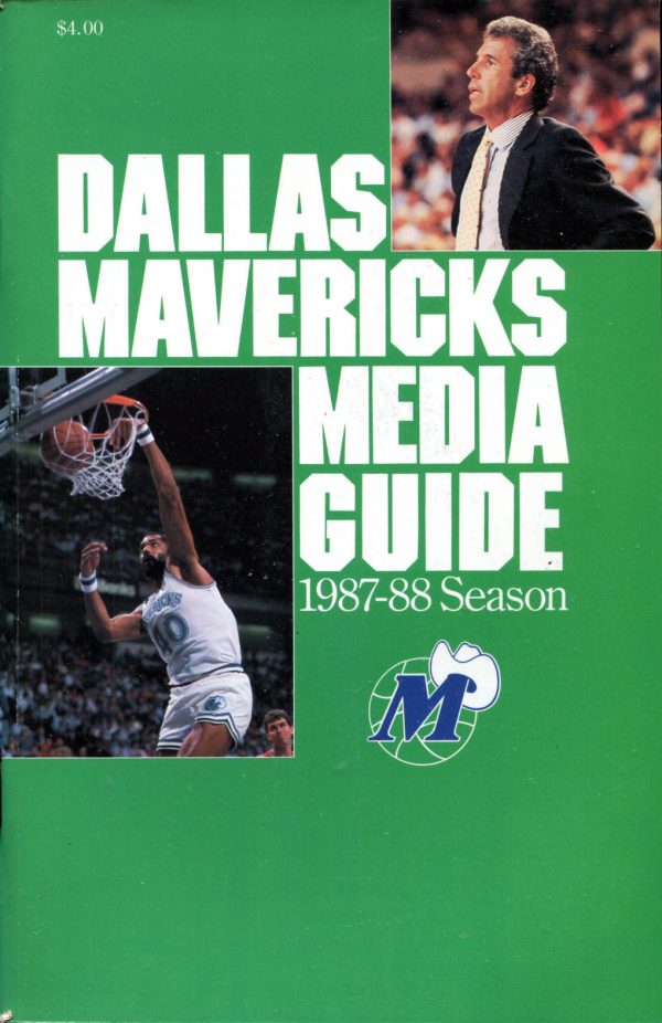 1987-88 Dallas Mavericks media guide