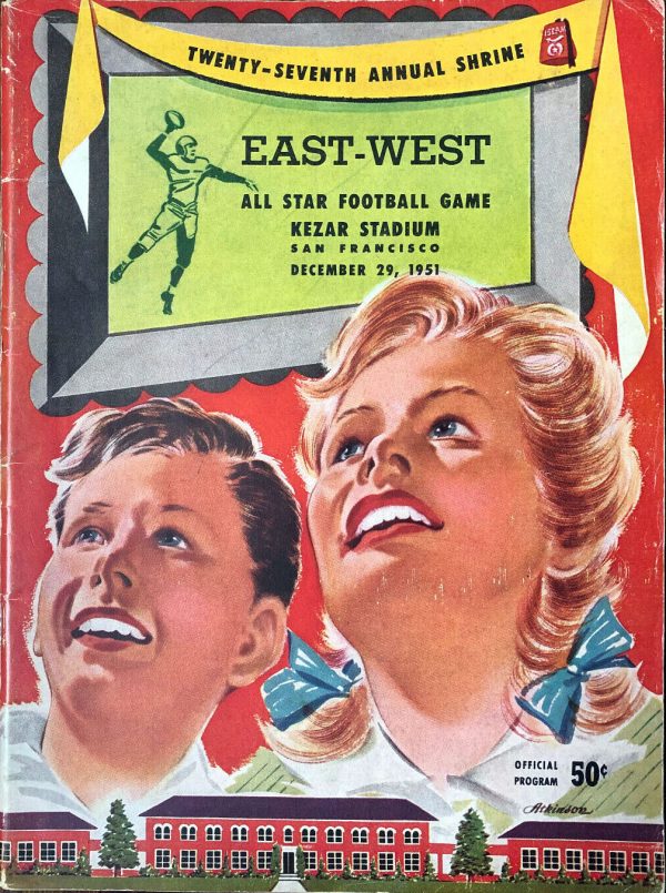 1951 East-West Shrine Game program
