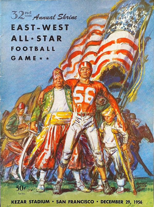 1956 East-West Shrine Game program