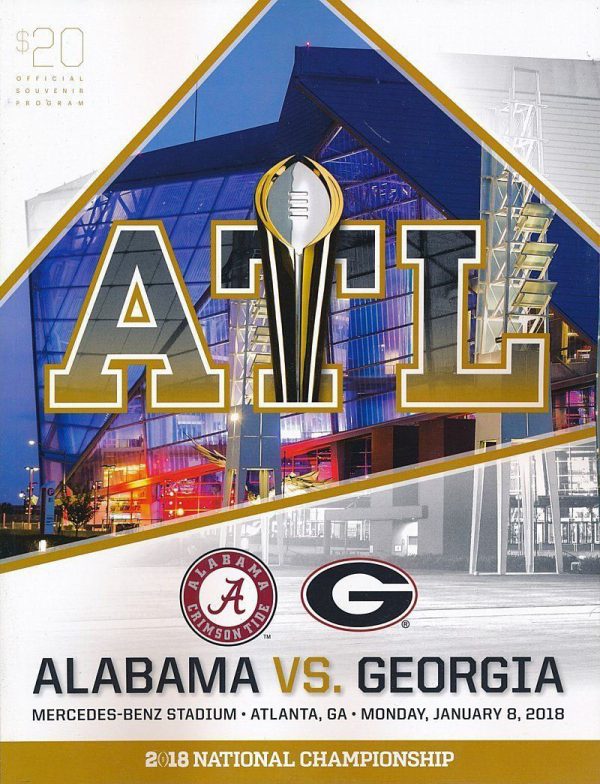 2018 College Football Playoff National Championship program