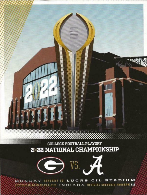 2022 College Football Playoff National Championship program