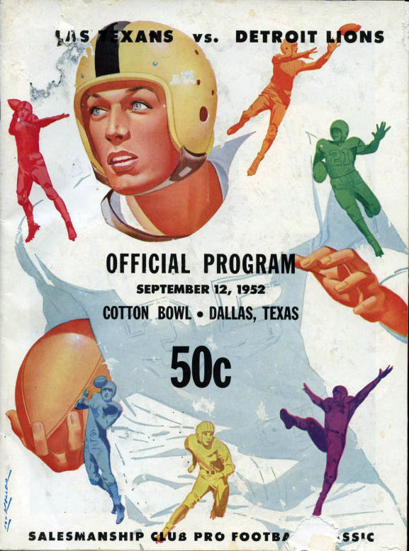 Dallas Texans vs. Detroit Lions (September 12, 1952)