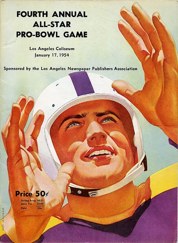 1954 Pro Bowl program