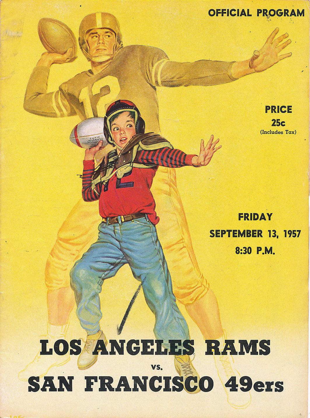 Los Angeles Rams vs. San Francisco 49ers (September 13, 1957)