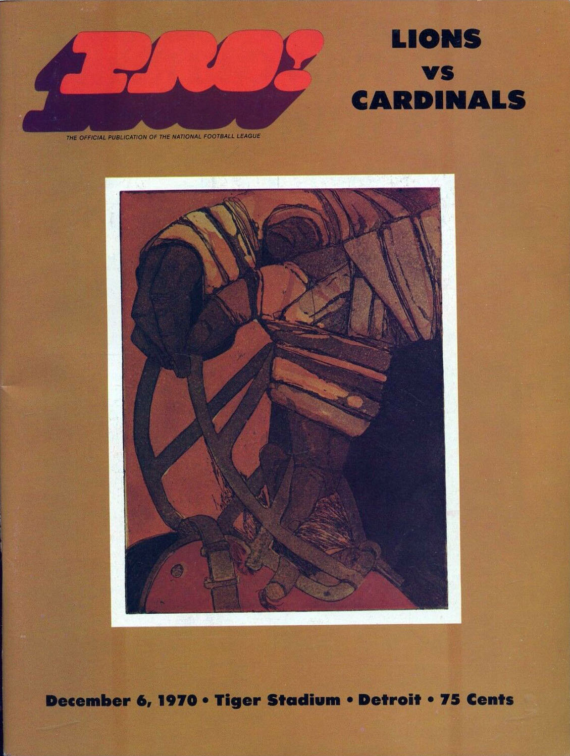 Detroit Lions vs. St. Louis Cardinals (December 6, 1970)