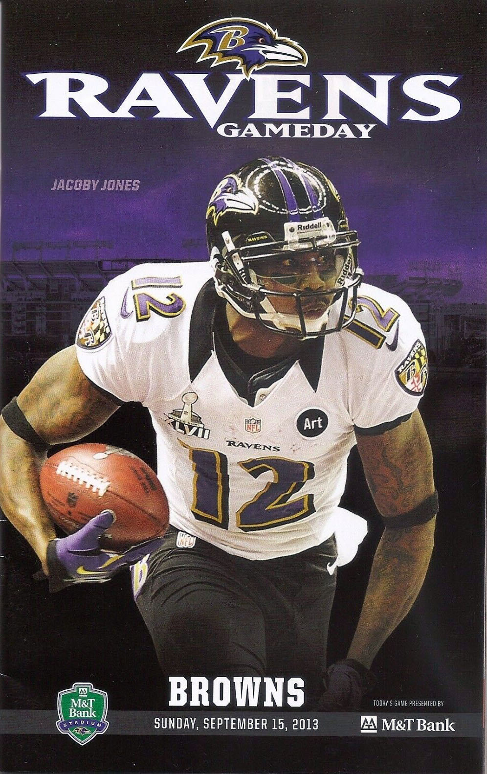 NFL Program: Baltimore Ravens vs. Cleveland Browns (September 15, 2013)