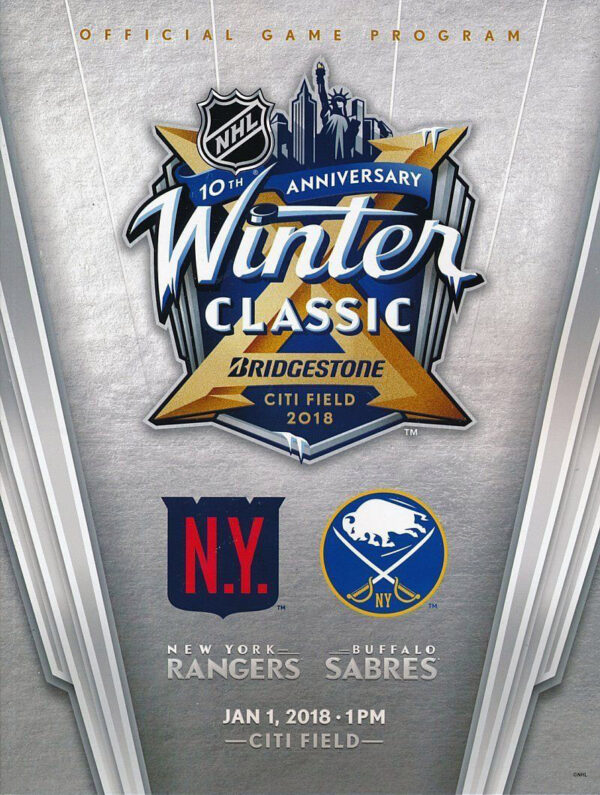 2018 NHL Winter Classic program
