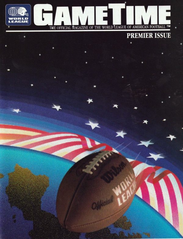 1991 WLAF Game Time Magazine