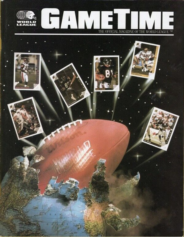 1992 WLAF Game Time Magazine