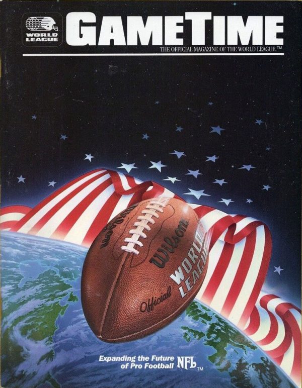 1992 WLAF Game Time Magazine