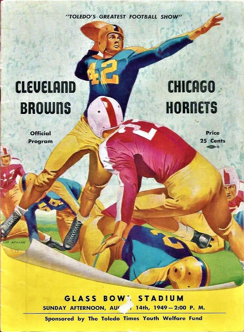 AAFC Program: Cleveland Browns vs. Chicago Hornets (August 14, 1949)