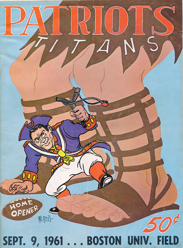 AFL Program: Boston Patriots vs. New York Titans (September 9, 1961)