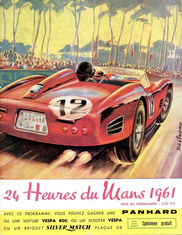 1961 24 Hours of Le Mans program