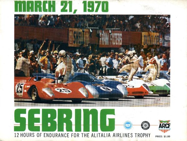 1970 12 Hours of Sebring program