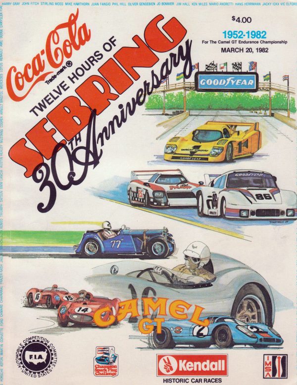 1982 12 Hours of Sebring program