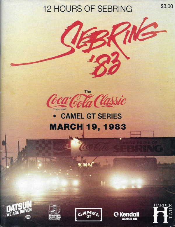 1983 12 Hours of Sebring program