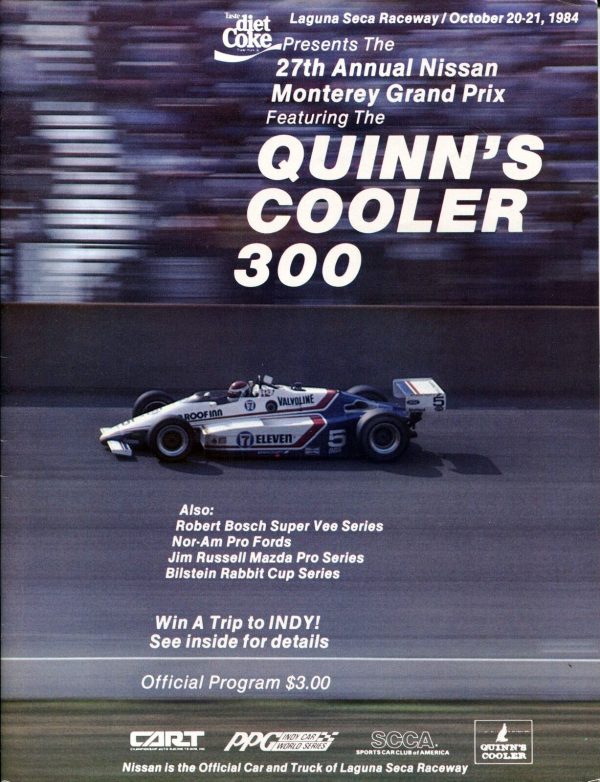 1984 Quinn's Cooler 300 program