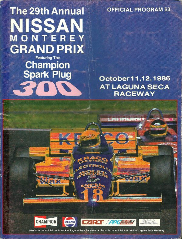 1986 Champion Spark Plug 300 program