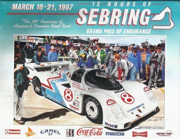 1987 12 Hours of Sebring program