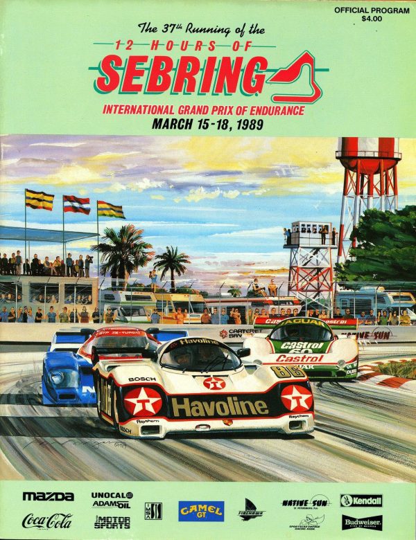 1989 12 Hours of Sebring program