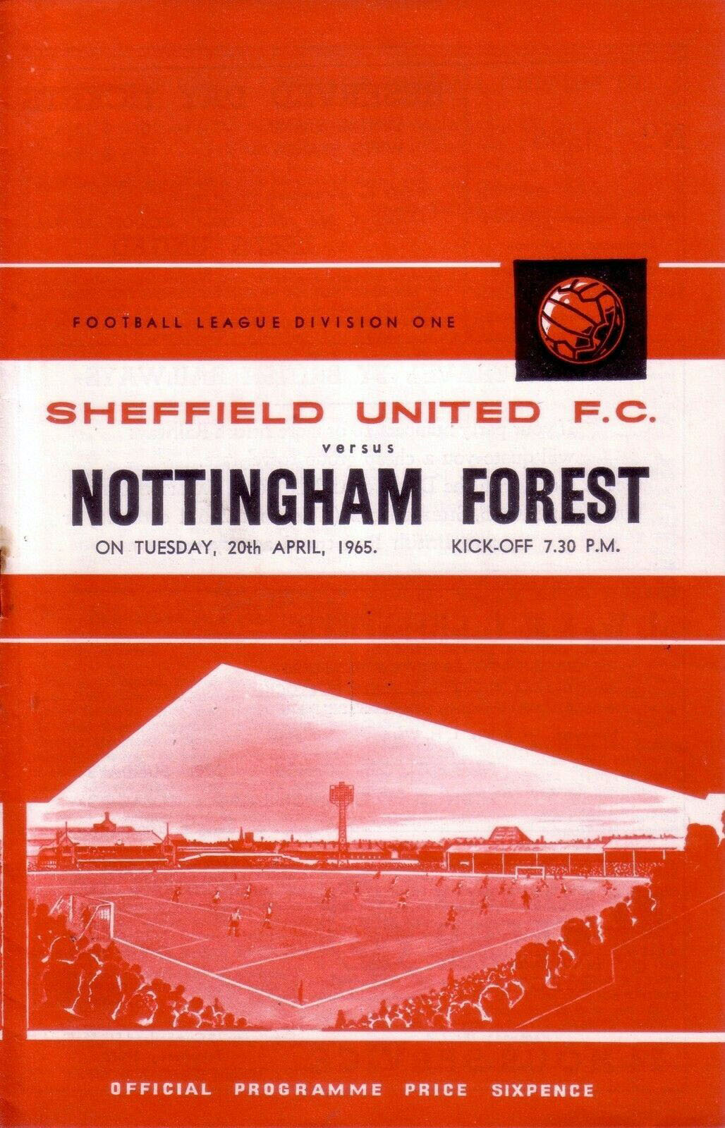 Sheffield United vs. Nottingham Forest (April 20, 1965)
