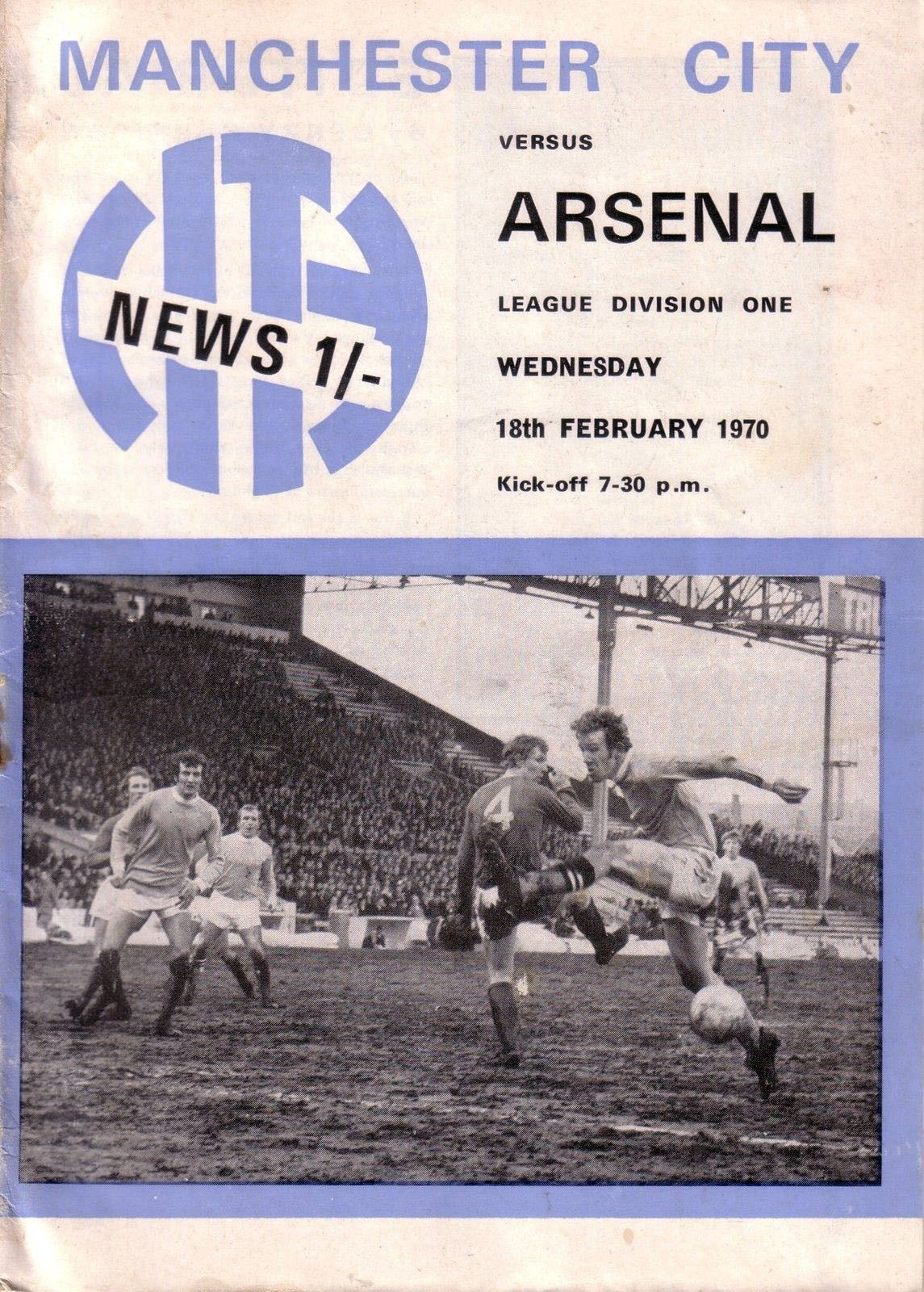 Manchester City vs. Arsenal (February 18, 1970)