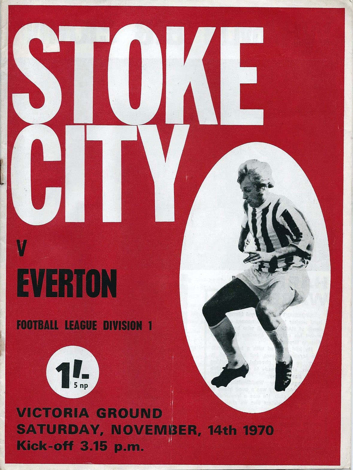 Stoke City vs. Everton (November 14, 1970)
