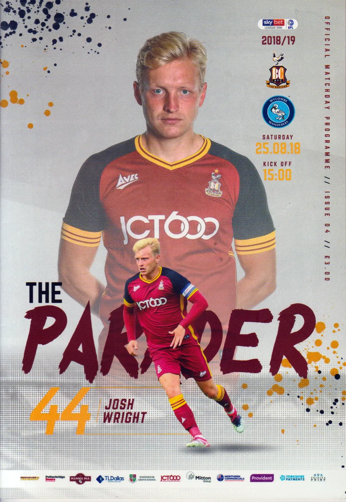 Bradford City vs. Wycombe Wanderers (August 25, 2018)