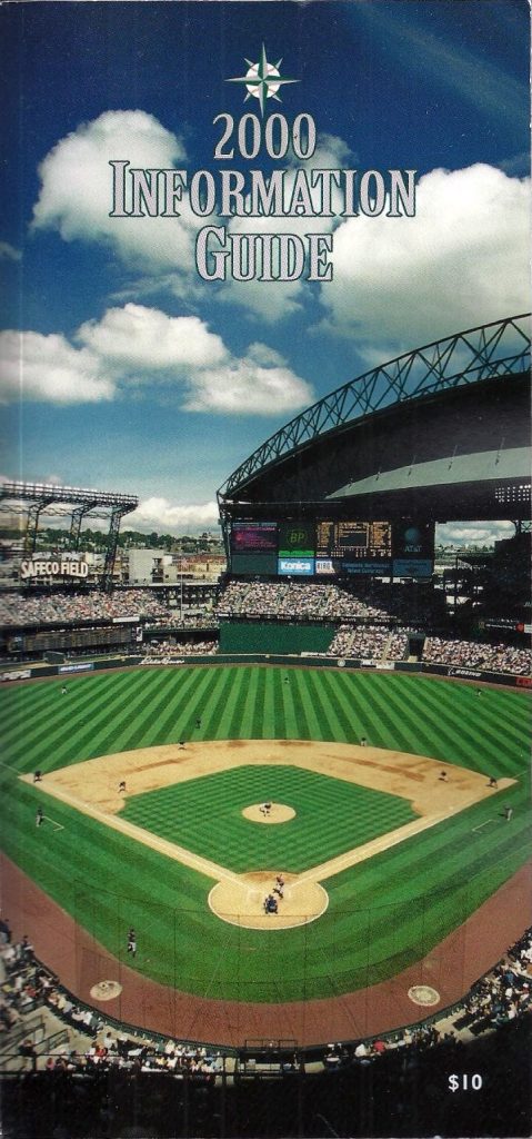 2000 Seattle Mariners media guide