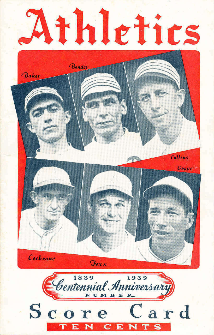 1939 Philadelphia Athletics program