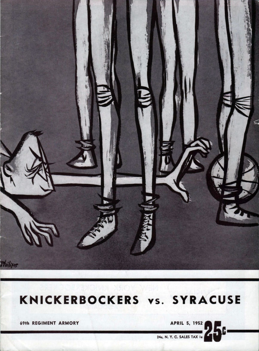 NBA Program: New York Knicks (1951-52)