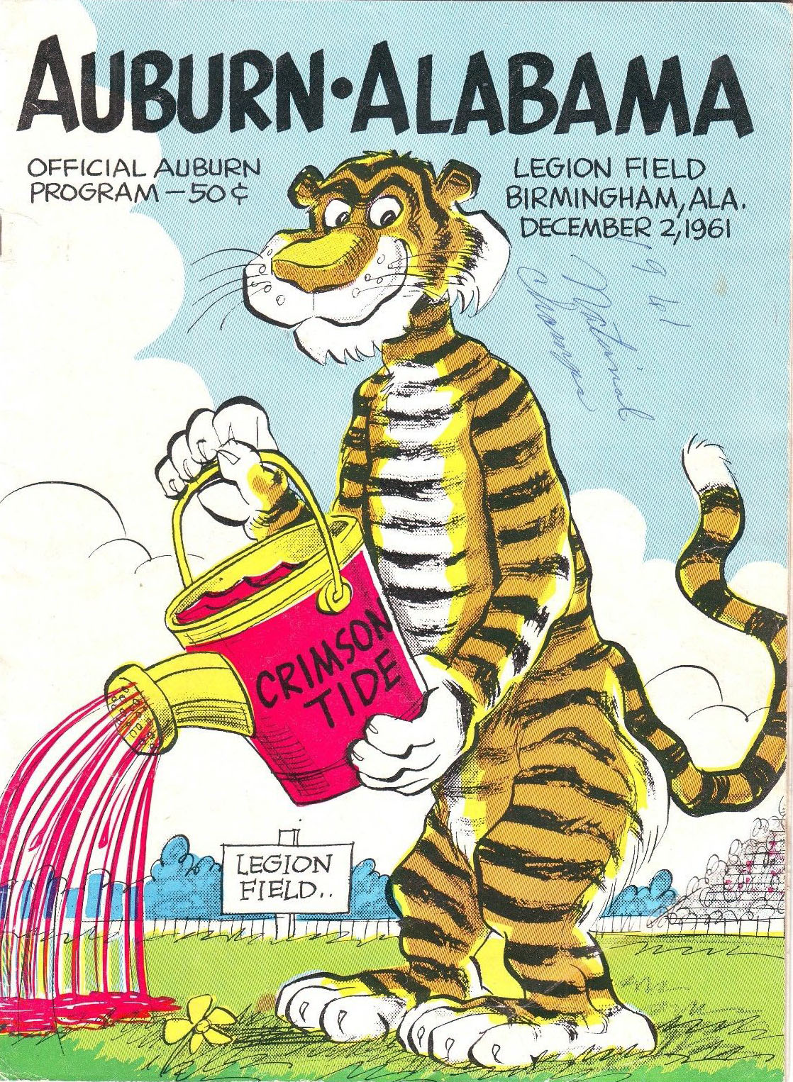 Auburn Tigers vs. Alabama Crimson Tide (December 2, 1961)
