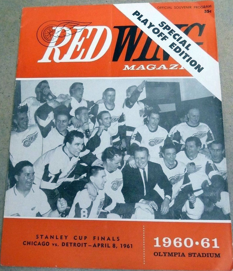 NHL Program: Detroit Red Wings (1960-61)