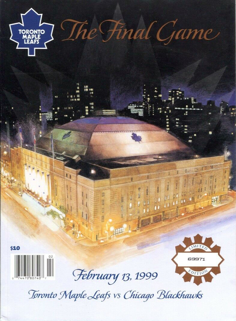 NHL Program: Toronto Maple Leafs (1998-99)