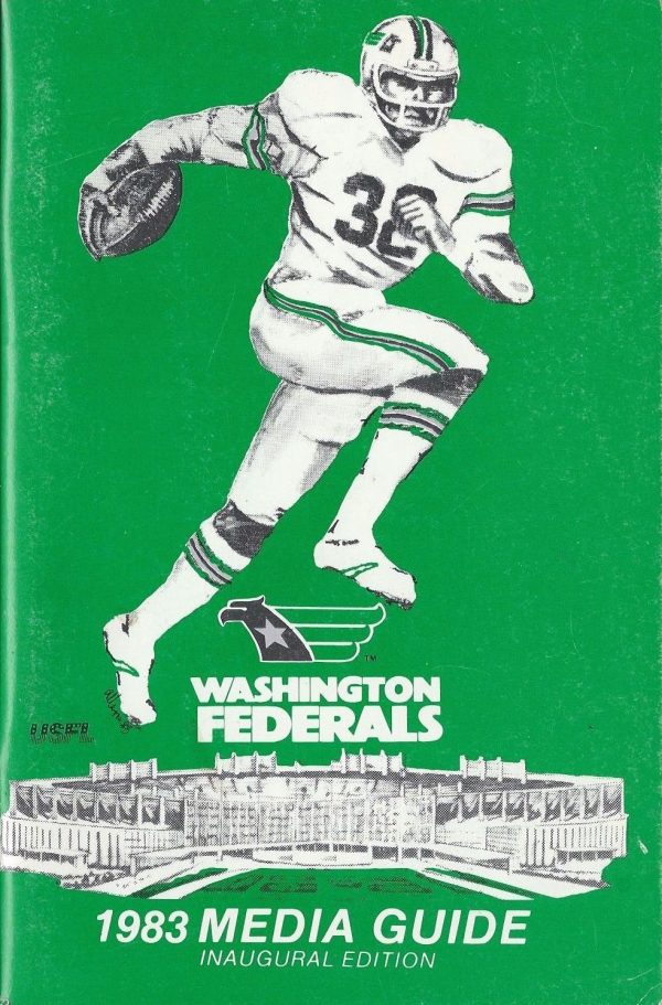 1983 Washington Federals media guide