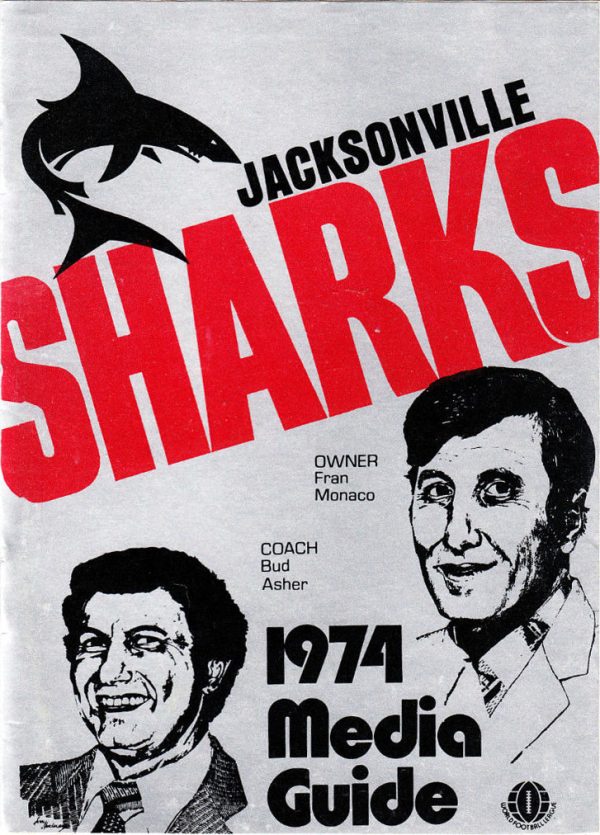 1974 Jacksonville Sharks media guide