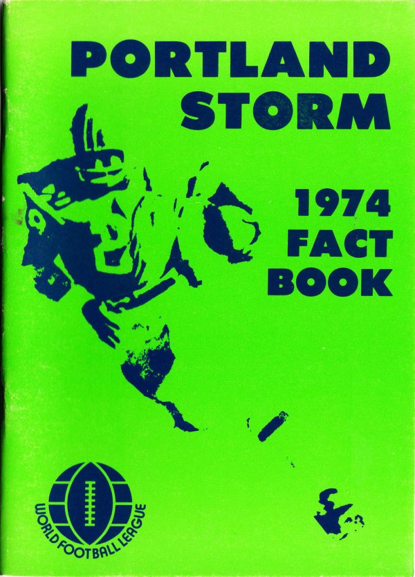 1974 Portland Storm media guide