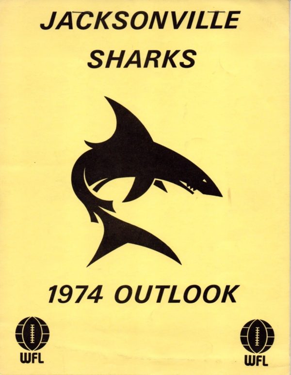 1974 Jacksonville Sharks training camp media guide