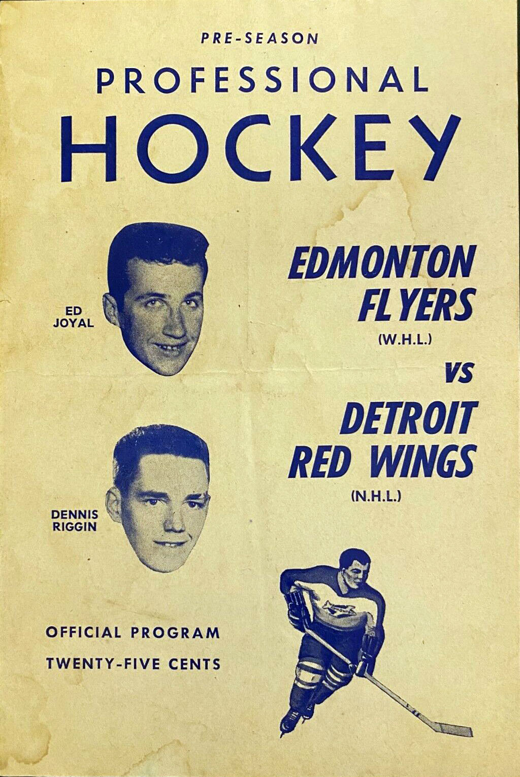 Edmonton Flyers vs. Detroit Red Wings (September 20, 1960)