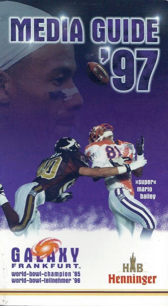 1997 Frankfurt Galaxy media guide