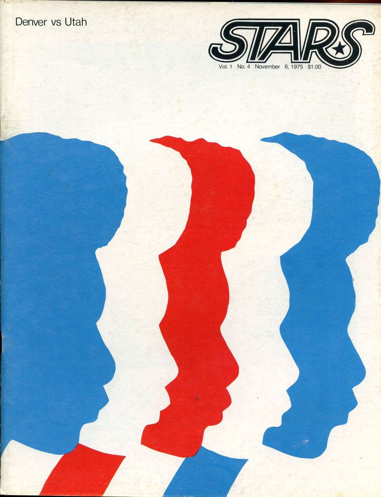 1975-76 Utah Stars program