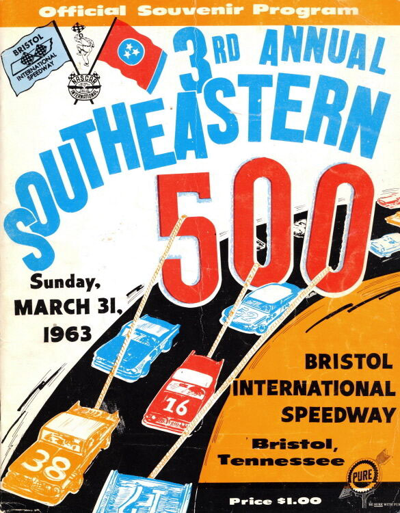 1963 Southeastern 500 program
