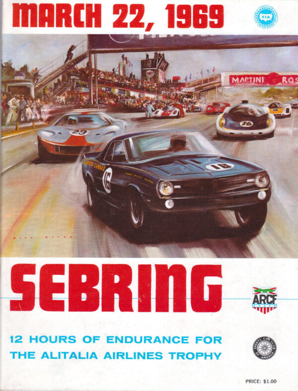 1969 12 Hours of Sebring program