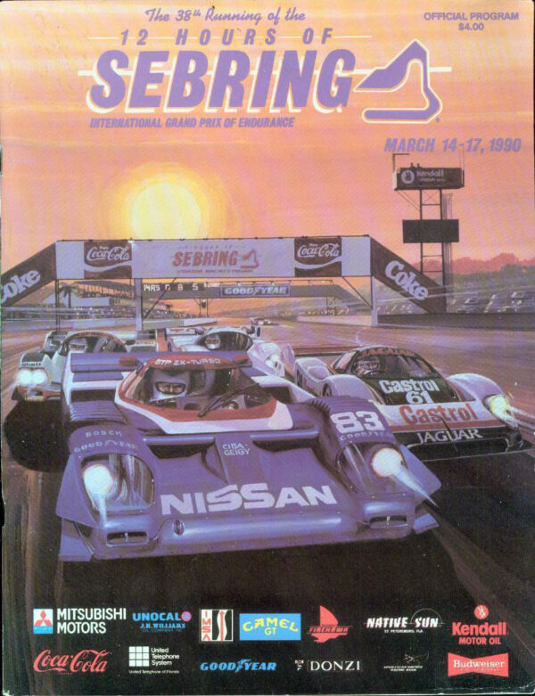 1990 12 Hours of Sebring program