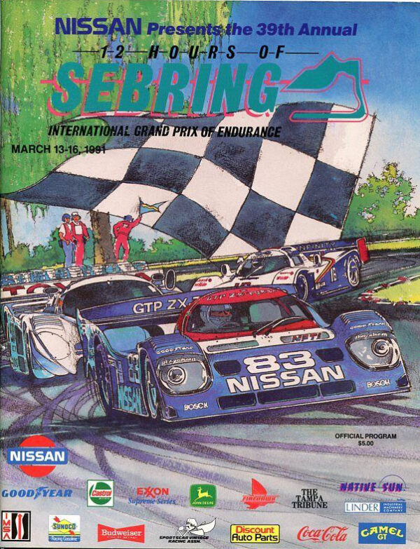 1991 12 Hours of Sebring program