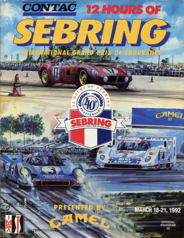 1992 12 Hours of Sebring program